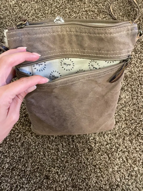 Myra Bags Purse Crossbody Cowhide - Image 4