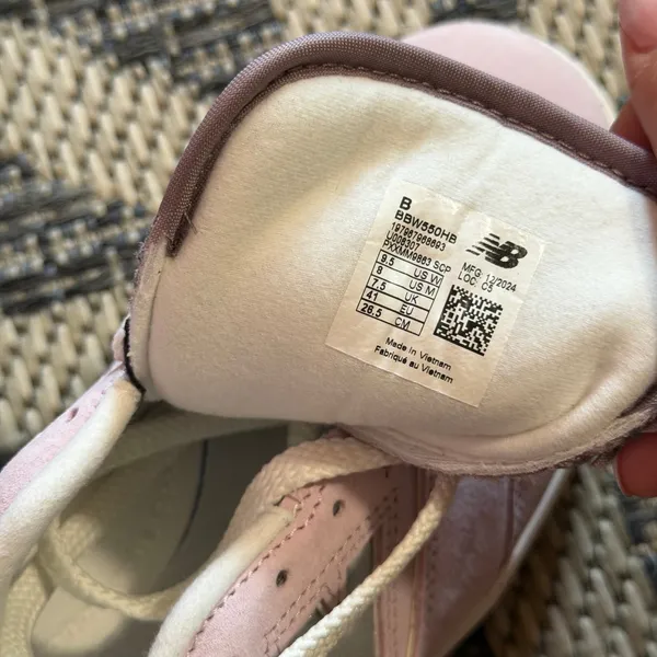 New Balance 550 Court Womens Sneaker Pink purple/ Rose Violet Size 9.5 - Image 5