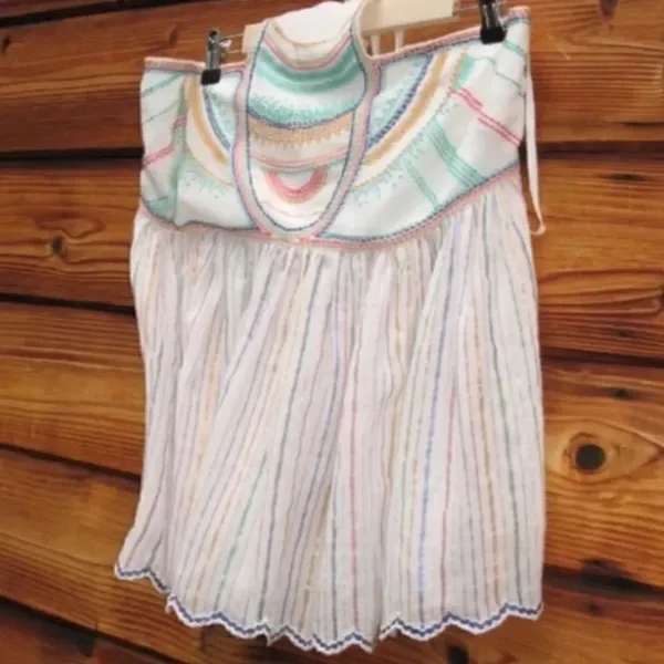 NWT Anthro Floreat Itzel Embroidered Halter Top - Image 4