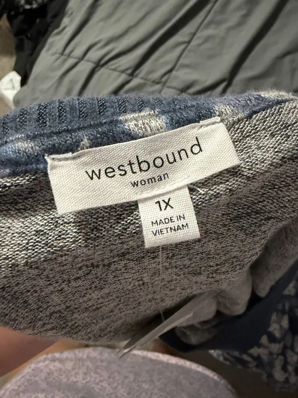 Sweater Blue Size 1X - Image 3