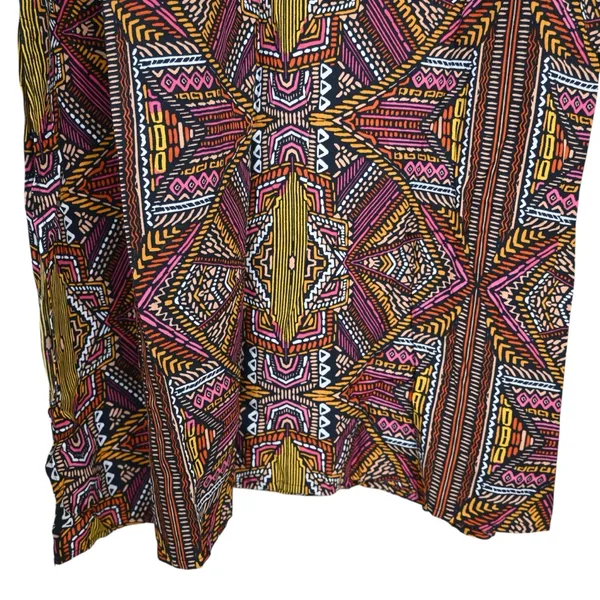 Two by Vince Camuto Women's M Geometric Boho Pattern Maxi Dress - Image 5