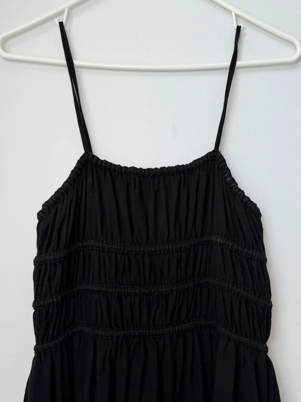 American Eagle Sunchaser Knit Smocked Bodice Midi Dress Size Medium - Image 4