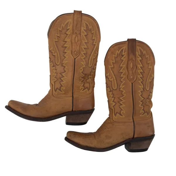 Old West Canyon‎ Leather Snip Toe Western Boots Tan Leather Women 5 LF1529 - Image 5