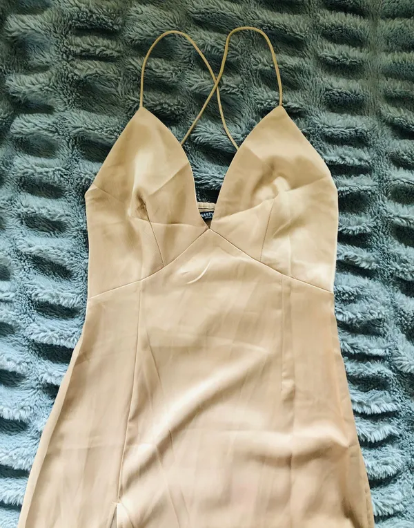 Nasty Gal Look At You Satin Maxi Dress - Image 2