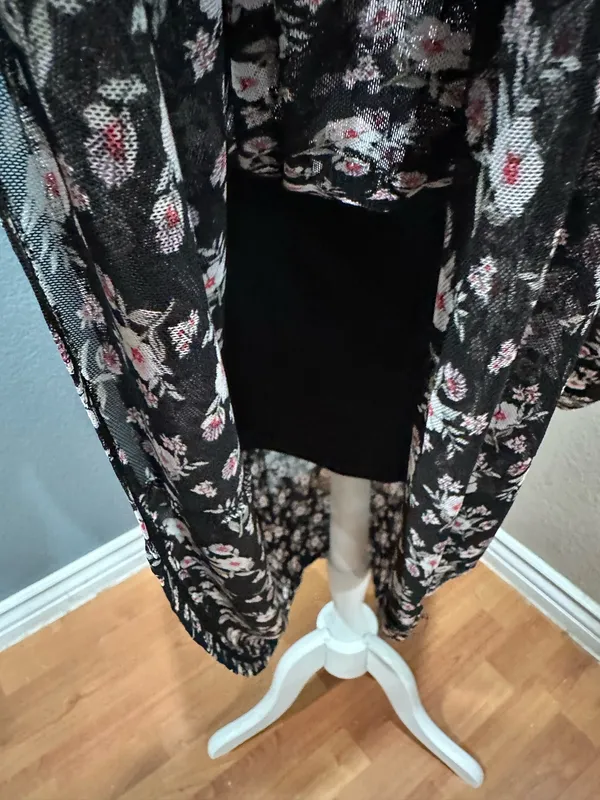 Vintage 90’s styled midi dress floral fall Medium - Image 7