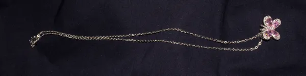 Pink Butterfly Necklace - Image 2