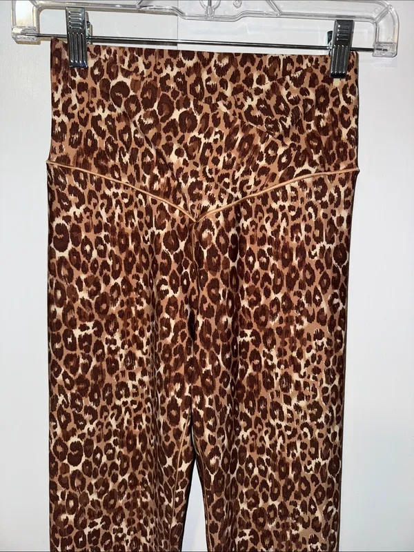 Aerie OFFLINE Leggings Real Me 7/8 High Rise Leopard Print Women’s M Medium - Image 4