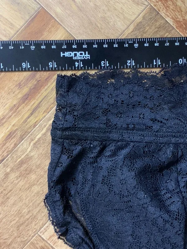 Aerie Bralette XL Black Lace Strappy Racerback Wireless Pullover Bra - Image 12