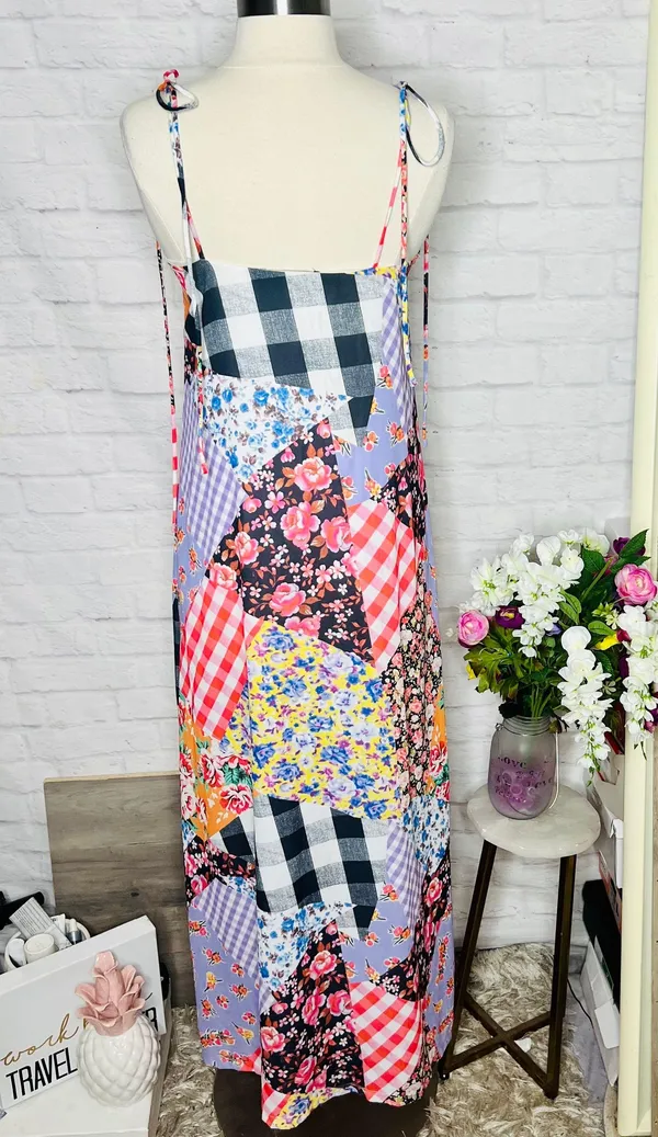 Jaded London Patchwork Dress - Image 9