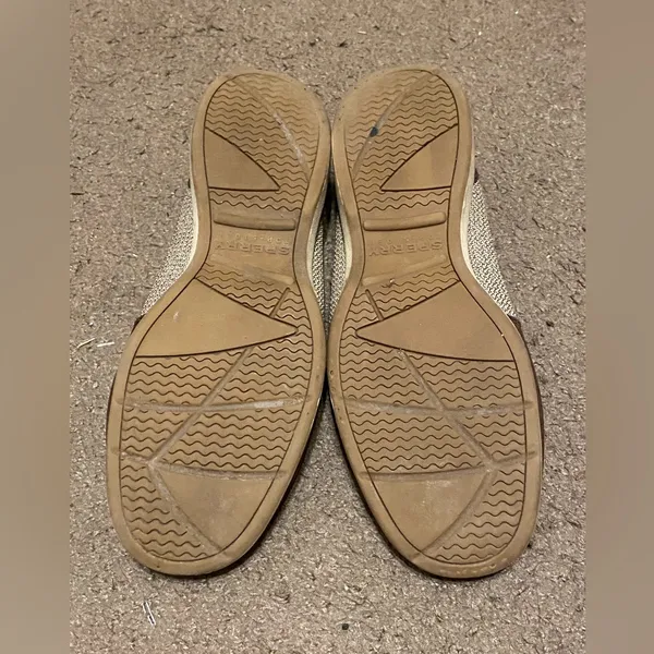 Womens Sperry Top-Sider Angelfish Brown Gold Leather‎ Boat Shoes Size 8 - Image 2