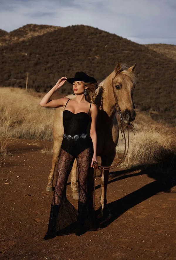 12th Tribe Belladonna Black Lace Jumpsuit Size XSXS - Image 2