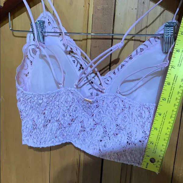 PINK Victoria's Secret Pink Lace Bra with Adjustable Straps - Image 10