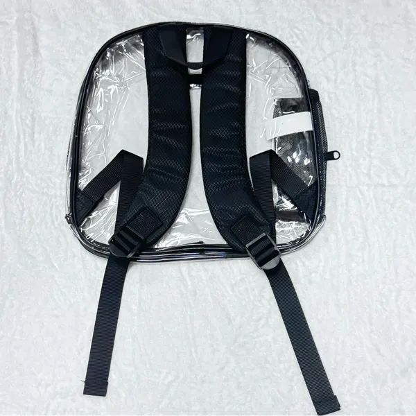 NWT 12x12 clear stadium approved backpack Black - Image 4
