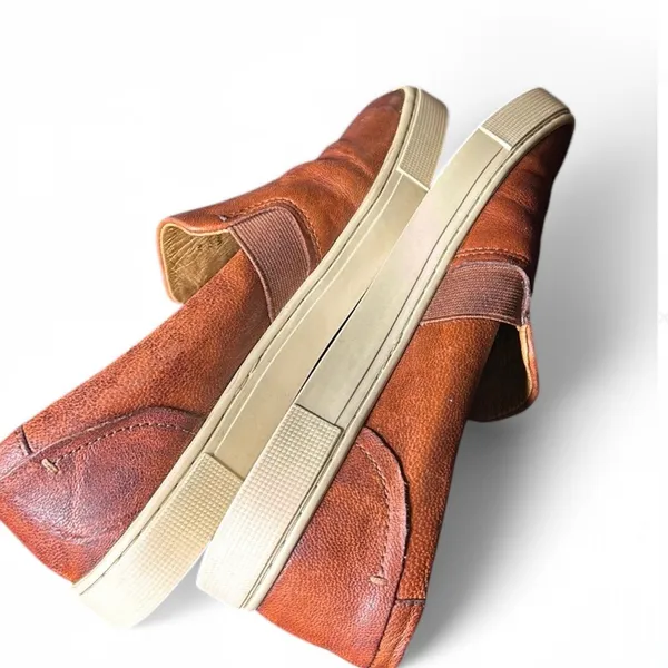 Frye Ivy Brown Leather Slip On Casual Comfort Shoes Womens Size 7M 3471274-COG - Image 6