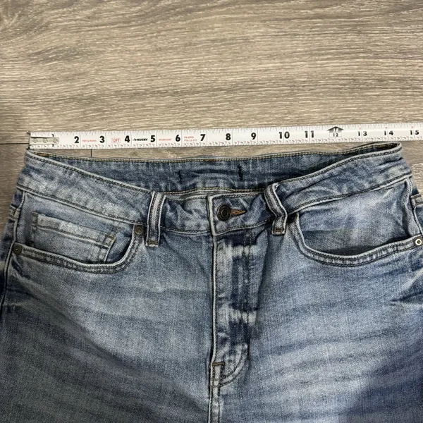 Eunina Women Tyler Super High Rise Mom‎ Ankle Denim Jeans Size 13 Cotton Blend - Image 13