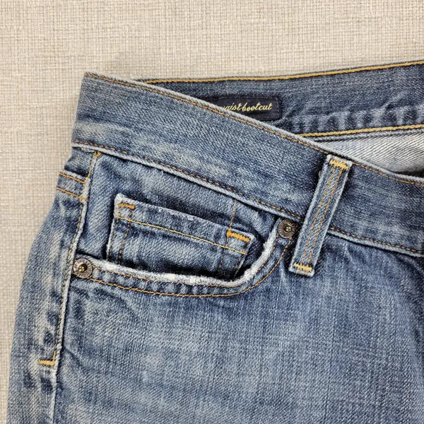 Citizens of Humanity Womens Jeans Sz 27 Blue Kelly 001 Low Waist Bootcut Stretch - Image 16