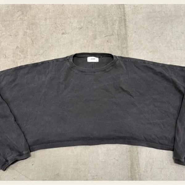 Joah Brown Dark Gray Women's Crop Top! - Image 3