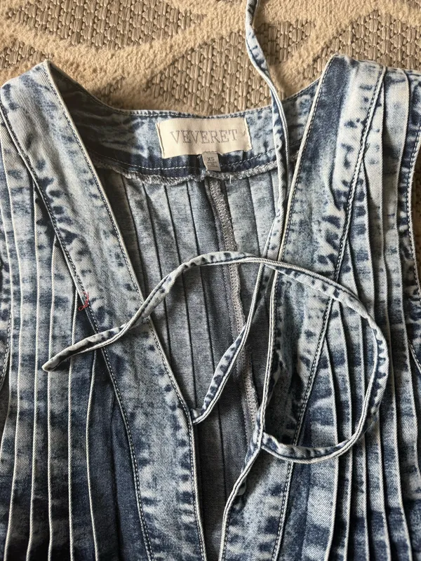 Denim Romper Buckle - Image 3
