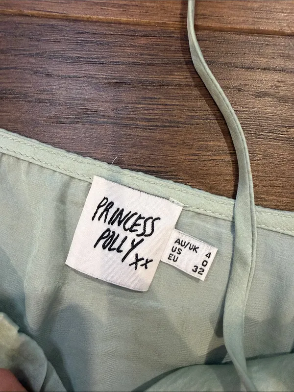Princess Polly Light Green Maxi Slip Dress Size 0 - C33-088 - Image 2