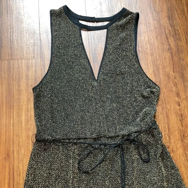 NWT Urban‎ outfitters Ecoté high low gold shimmer dress size medium - Image 7
