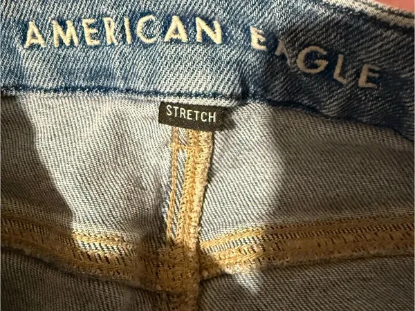 American Eagle Outfitters Light Blue Ripped Skinny Jeans - Image 2