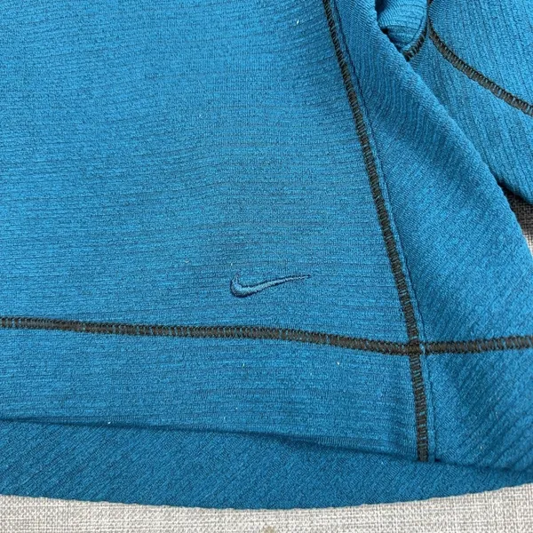 Nike Hoodie Womens Small Blue 1/4 Zip Nike Golf Moisture Wicking Pullover - Image 7