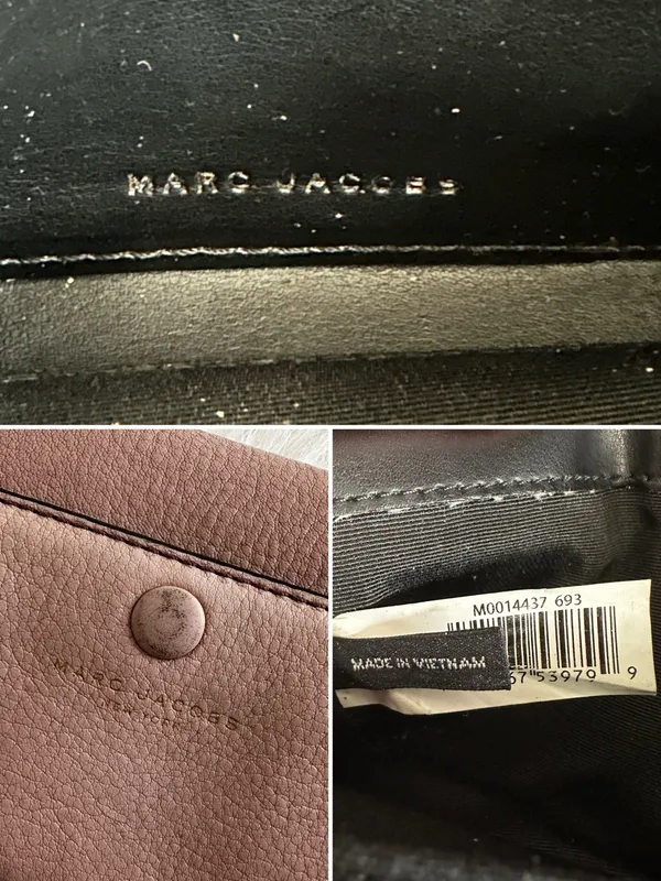 Marc Jacobs Pink Leather Gold Chain Wallet Crossbody Bag - Image 10