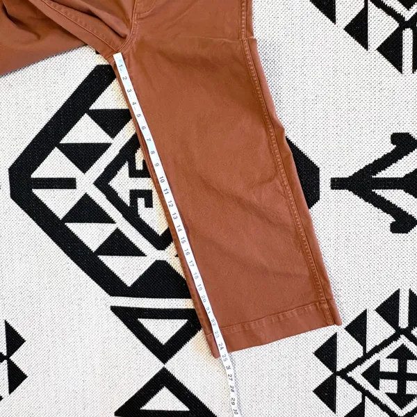Madewell Emmett Wide Leg Cropped Pants in Burnt Sienna Size 25 - Image 6