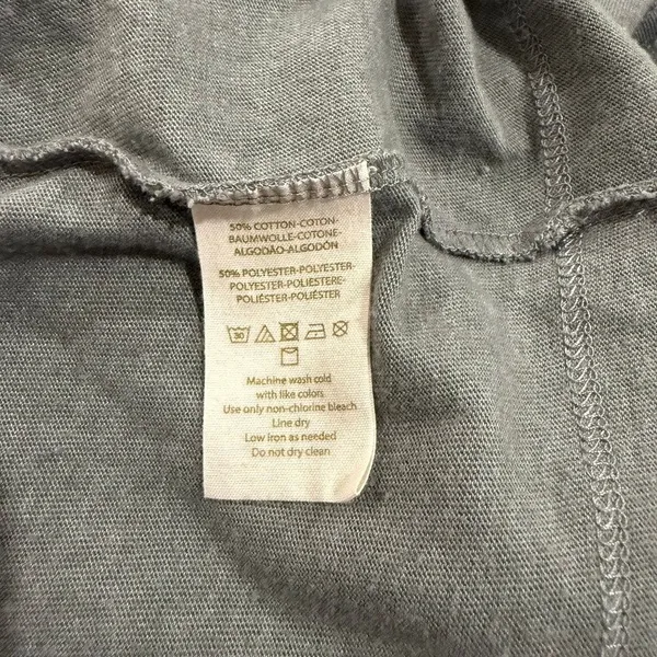 We The Free Women's Gray‎ Colorblock 3/4 Sleeve Blouse Size Small Casual - Image 5