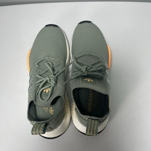 Adidas Women's Athletic Shoes NMD_W1 'Silver Green Acid Orange' 2023 Size 9 - Image 9