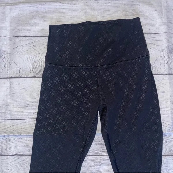 Lululemon Align High-Rise Pant - Lace Dot Emboss Black - Image 4