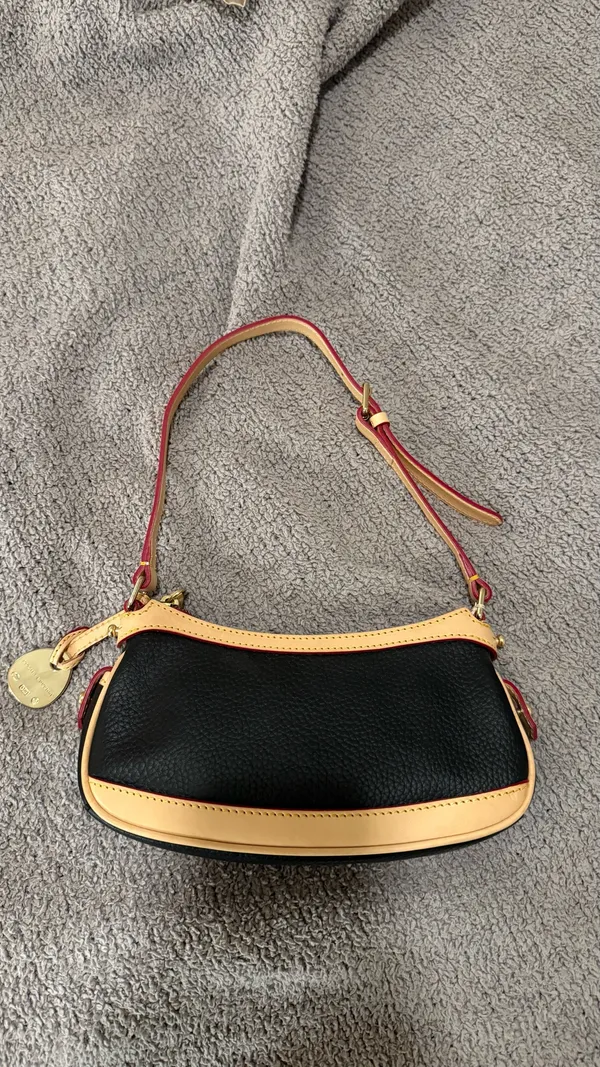 Navy & red trim Dooney and Bourke shoulder bag - Image 2
