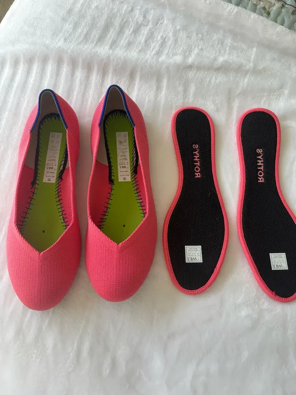 Rothy's Flats Round Toe Coral - Image 7