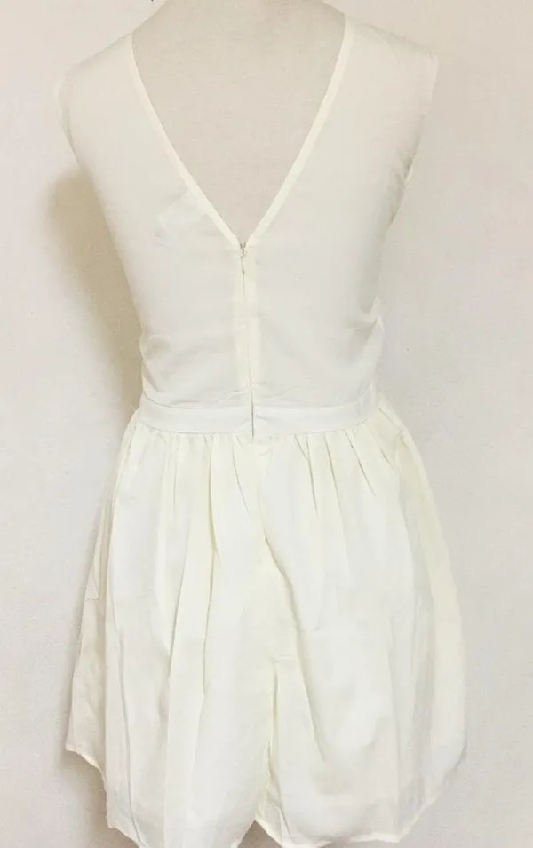 Lace Sheer Neckline Flared Formal Dress - Image 4