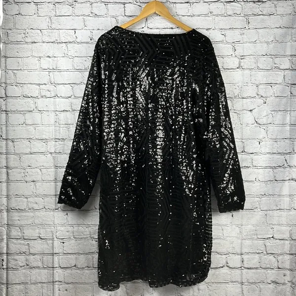 NWT City Chic Bright‎ Lights Sequin Cocktail Dress Size 22 - Image 3