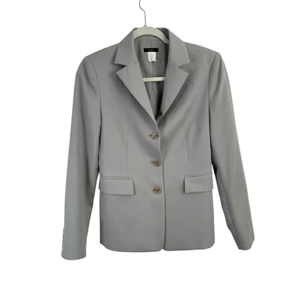 J Crew 100% Wool Blazer Green Preppy Work Office Career‎ READ Womens 4 - Image 2