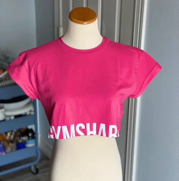 Gymshark Fraction Crop Top - Image 3