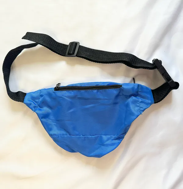 Cal Tri Delta Rare UC Berkeley Cal "Go Bears" Fanny Pack / Everywhere Belt Bag - Blue/Yellow - 1L - Image 2