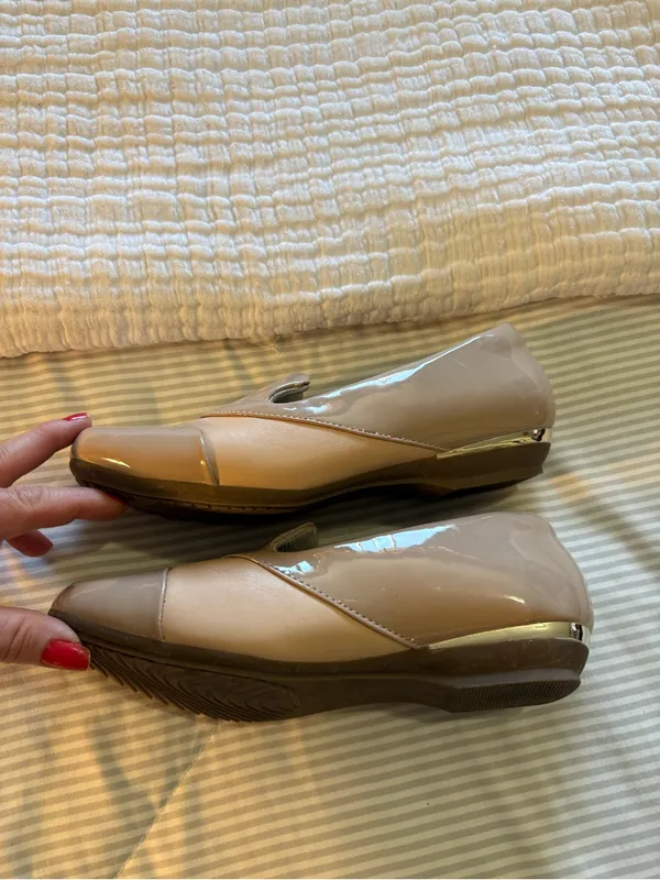 Ortho+rest Taupe Loafers Slip-On Flats Size 6 - Image 3