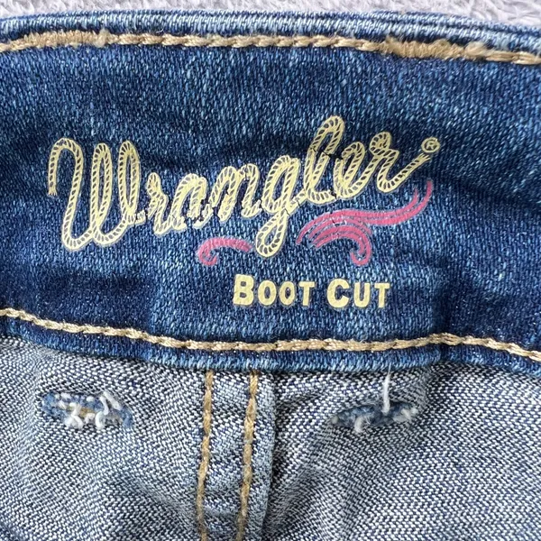 Wrangler Bootcut Jeans Women 13x36 Dark Wash Stretch Denim‎ Classic Western Fit - Image 3