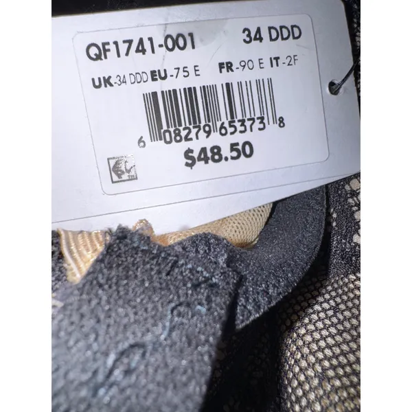 Brand New Calvin Klein Women's Size 34DDD Black Unlined Full Coverage Bra - Image 4