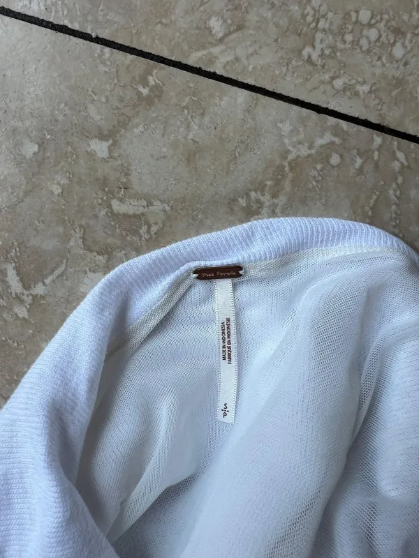 Free People White Tie Top - Image 3