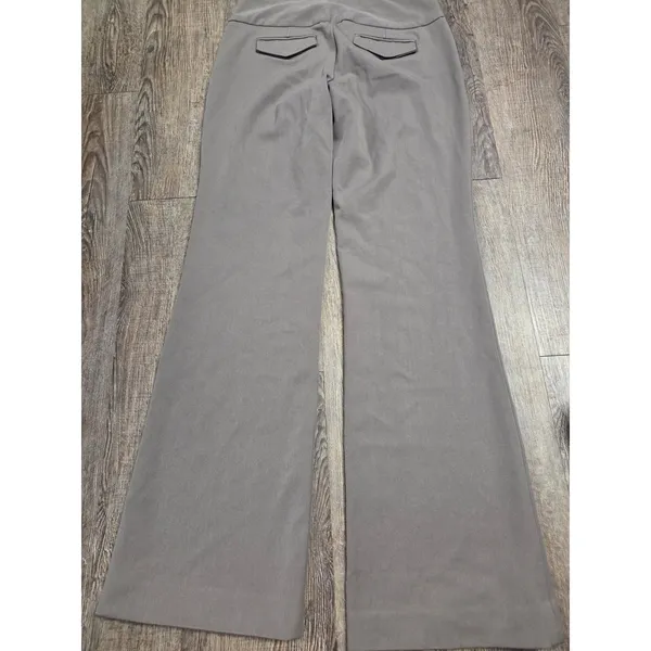 Express Beige/Gray Pants Suit Editor Trousers + Matchin Blazer Jacket Set XS/S - Image 7