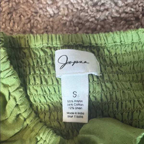Japna Green Ruffle Strap Jumpsuit - Image 4