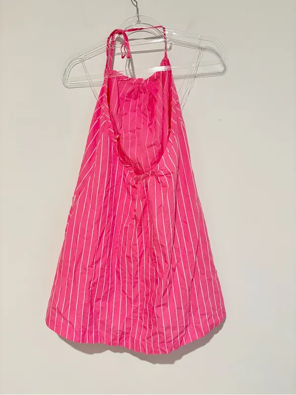 A New Day Sleeveless Shift Mini‎ Dress pin Striped Pink White Size medium - Image 4