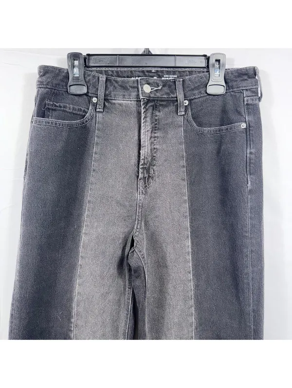 Old Navy Sky-Hi Wide Leg Jeans Women’s Size 10 Tall Black Wash - Image 2