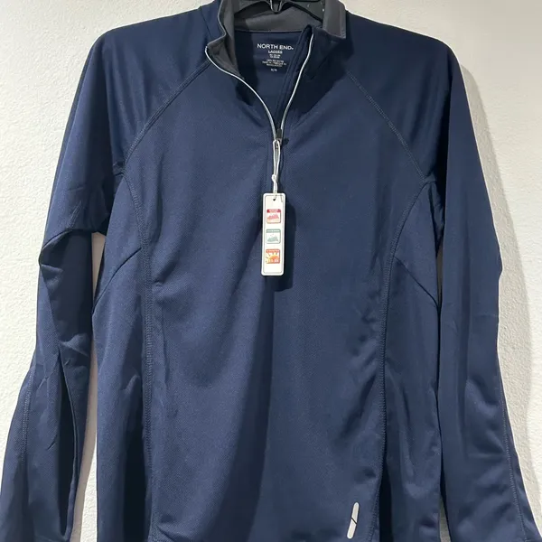 North End women’s long sleeve blue Shirt -Medium - Image 4