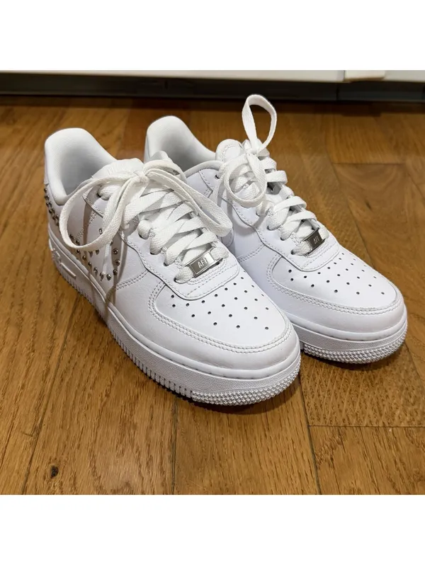 Nike US 5.5 Women's Nike Air Force 1 White Casual Shoes - Image 8
