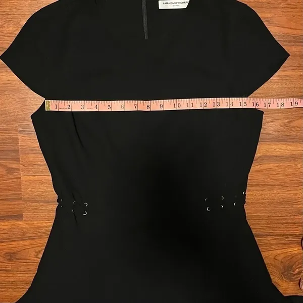 Amanda Uprichard Little Black Dress Size M - Image 5