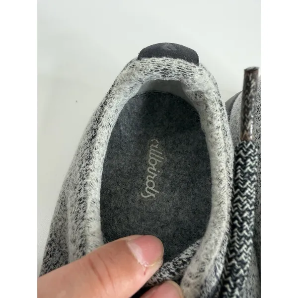 Allbirds Women's Wool Runner Gray Black Merino Wool Sneakers Size 8 Normcore - Image 5